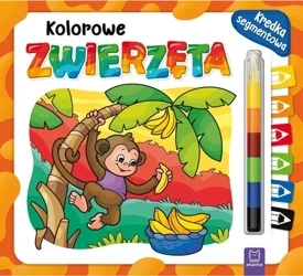 Kolorowe zwierzęta. Kredka segmentowa - Sylwia Kajdana