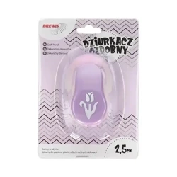 Dziurkacz ozdobny - Tulipan 2,5cm - Brewis