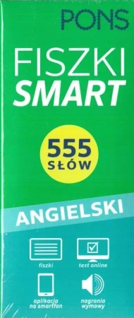 Fiszki Smart 555 słów. Angielski w.2022 - praca zbiorowa