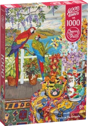 Puzzle 1000 CherryPazzi Parrots on the Veranda 30639