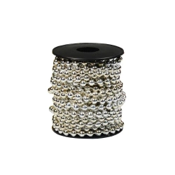 Łańcuch z koralami na szpuli srebrny 6m - Arpex