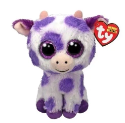 Beanie Boos Ethel - krowa z fiolet. plamami 15cm - TY