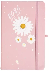 Kalendarz 2025/2027 A5 18M tyg. Hip Hop stokrotka - praca zbiorowa