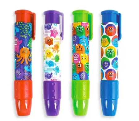 Gumka mechaniczna do ścierania Potworki - Kolorowe Baloniki