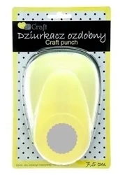 Dziurkacz ozdobny 7,5cm kółko z falbanką - Dalprint