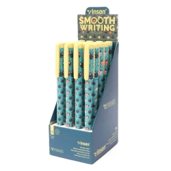 Długopis z zatyczką Fashion Koty niebieski (20szt) - Titanum