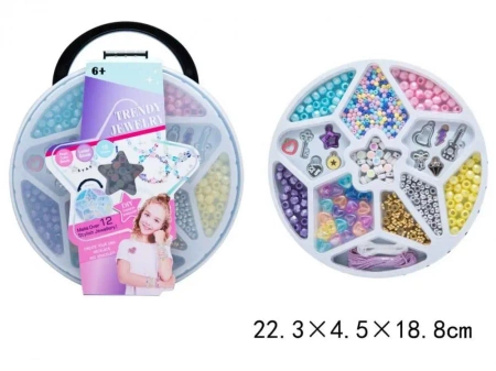 Zestaw koralików do robienia bransoletek - Madej