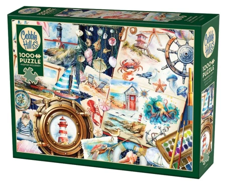 Puzzle 1000 Wspomnienia znad morza 113556 - Cobble Hill