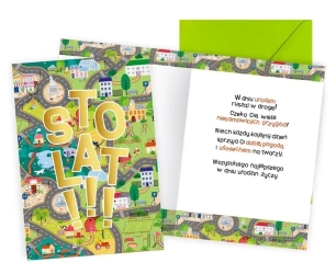 Karnet Urodziny - Kukartka