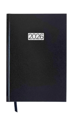 Kalendarz 2026 A5 Ekonomiczny dzienny V3 czarny K-A5D E - AVANTI