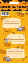 Naklejki na zeszyty - Ser (12szt) - Henry