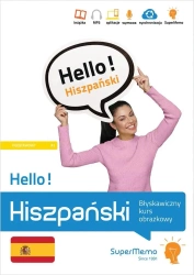 Hello! Hiszpański. Błyskawiczny kurs obrazkowy A1 - Natalia Wajda, SuperMemo World
