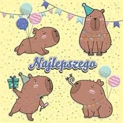 Karnet KW Kapibary - Henry