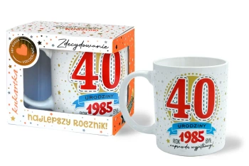 Kubek Premium Urodziny 40 - Kukartka
