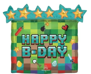Balon foliowy Pixel Party 63x58cm - Anagram
