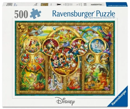 Puzzle 2D: Świat Disneya 500el - Ravensburger