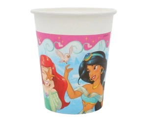 Kubeczki papierowe Princess Live Story 200ml 8szt - Godan