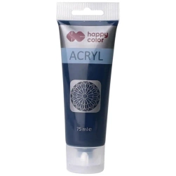 Farba akrylowa 75ml błękit pruski HAPPY COLOR - GDD