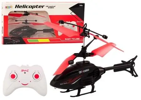 Helikopter R/C źyroskop czerwony - Leantoys