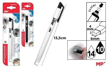 Gumka do ścierania wysuwana MIX - MP Main Paper