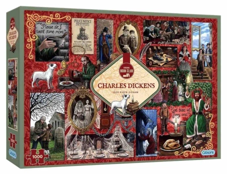 Puzzle 1000 Klub Książki Charles Dickens 111468 - Gibsons