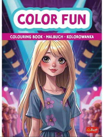 Modelki. Kolorowanka. Malbuch. Colouring book - Praca zbiorowa