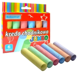 Kreda chodnikowa jumbo 6 kolorów - Schemat