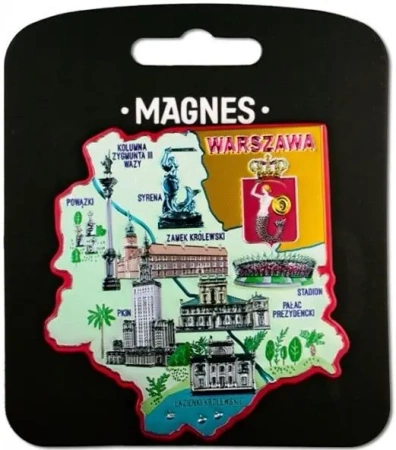 Magnes I love Poland Warszawa ILP-MAG-A-WAR-29 - Pan Dragon