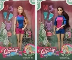 Lalka z zestawem do nurkowania - Maksik