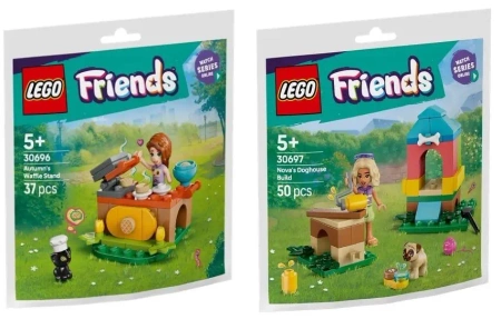 LEGO FRIENDS STOISKO Z GOFRAMI AUTUMN 30696 + BUDA DLA PSA NOVY 30697