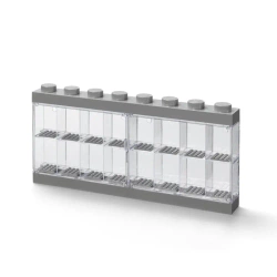 Lego witrynka na minifigurki 16 szara - NHG