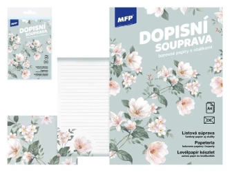 Papeteria lux 5+10 kwiaty - MFP