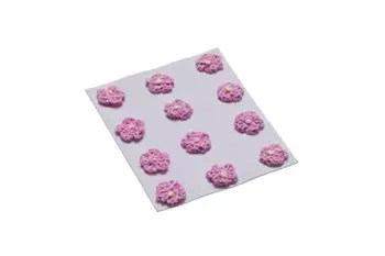 Kwiatki dekoracyjne 18mm jasny różowy 12szt - Brewis