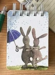 Kołonotes A7 SSN47 Króliki w deszczu - Alex Clark