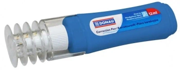 Korektor w piórze metalowa końcówka 12ml (12szt) - Donau
