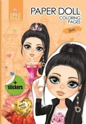 Papierowa lalka do wycinania Julie - Fresh