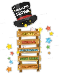 Dekoracje szkolne - Magiczne słowa 12el - LearnHow