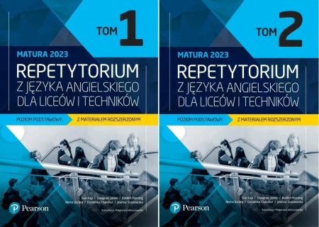 Repetytorium język angielski + eBook Tom 1 + 2 Pearson - S. Kay, V. Jones, R. Hasting, A. Juszko, D. Chandler, J. Sosnowska, M. Wieruszewska