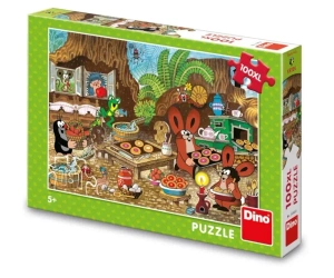 Puzzle XL 100 Krecik i parasol - Dino Toys