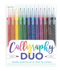 Flamastry z dwiema końcówkami 12 kolorów - Kolorowe Baloniki