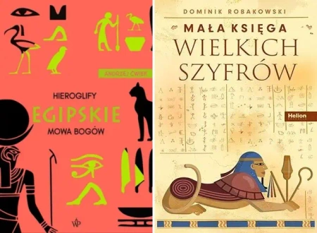 Hieroglify egipskie + Mała księga wielkich szyfrów - Dominik Robakowski