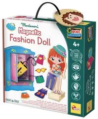 Montessori Baby Wood - Magnetyczna lalka - Lisciani