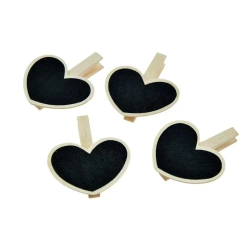 Serca klamerki z tablicówką 4szt - Arpex