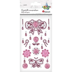 Kryształki samoprzylepne 22szt - Titanum