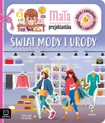 Album z naklejkami. Mała projektantka. Świat.. - Agnieszka Bator