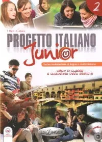 Progetto italiano junior 2 podręcznik + ćwiczenia + Audio CD - T. Marin, A. Albano