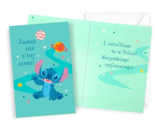Karnet Urodziny Stitch - Kukartka