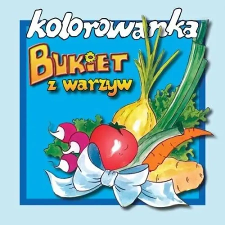 Bukiet z warzyw - kolorowanka - Anna Rolińska