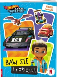 Hot Wheels. Baw się i naklejaj - praca zbiorowa
