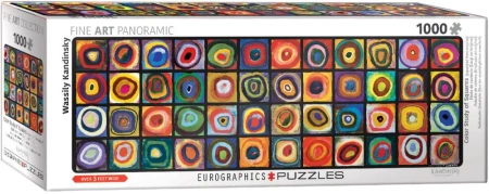 Puzzle 1000 panoramic Color Study of Squares - Pano 6010-5443 - Eurographics